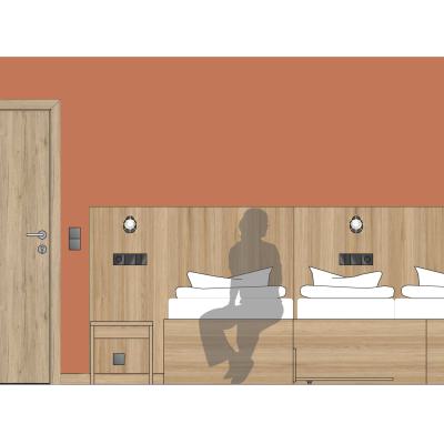 Kinderzimmer Wohnung Pfirsich