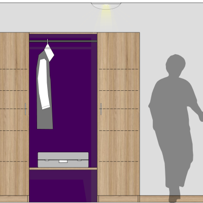Elternschlafzimmer Wohnung Zwetschge