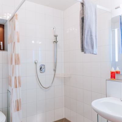 Badezimmer der Wohnung Apfel