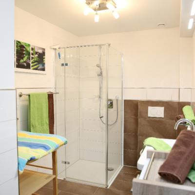 Badezimmer der Wohnung Kiwi